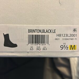 Worn twice Vince Britton black boots